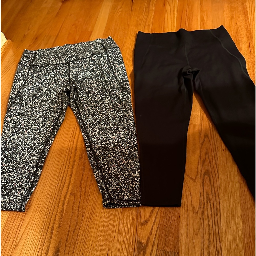 2 pairs Gap ankle length leggings women’s size XL